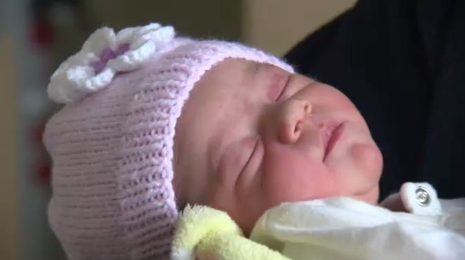 CTVKitchener's tweet photo. Meet Waterloo Region's first baby of 2016: Miko Yu https://t.co/nLPk3Nvu92 https://t.co/aH3tnzeRRf