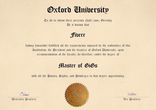 Mike Selth On Twitter I Will Make Your Degree Certificate For