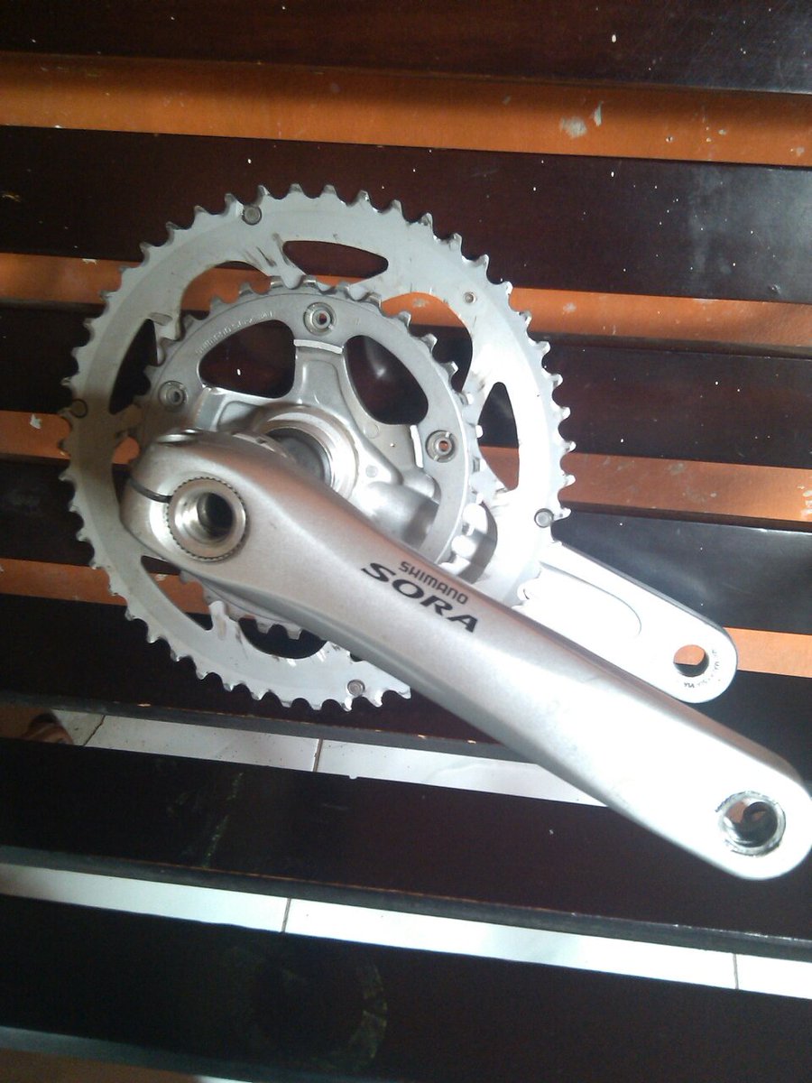WTS Crankset Shimano Sora 50T&amp;34T BCD 170. FC-3450/3403. Price:400k PIN: 7D9230EC  #fnfjb #fpjb #rbjb