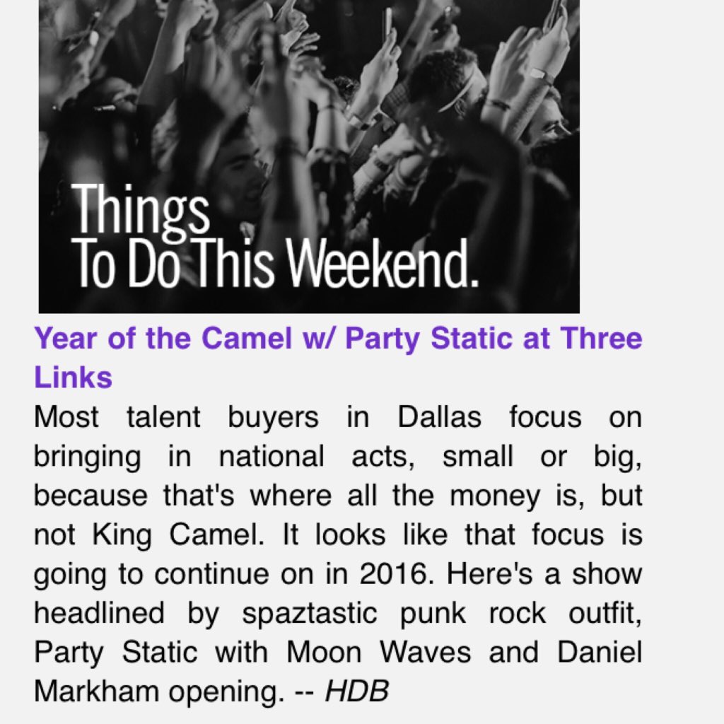 Thanks for the plug <a href="/Central_Track/">Central Track</a>