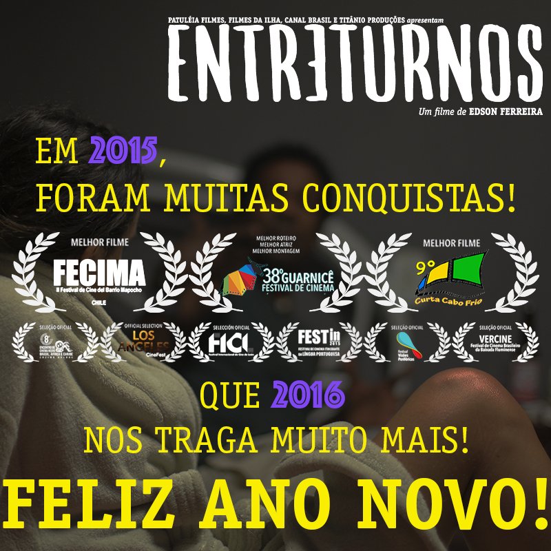 entreturnos's tweet photo. Aos amigos que nos acompanharam em 2016, nosso MUITO OBRIGADO! #entreturnos #entreturnosfilme https://t.co/nfR1pdeaSW