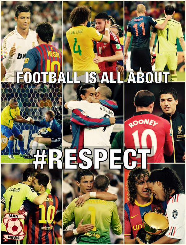 TheClubPark's tweet photo. Football is all about respect. https://t.co/kuPUi2JpAK