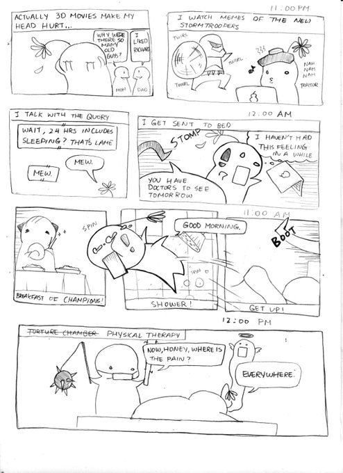 R&amp;R with the family. Pg2 