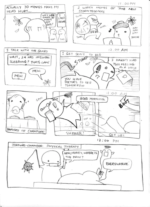 R&amp;R with the family. Pg2 
