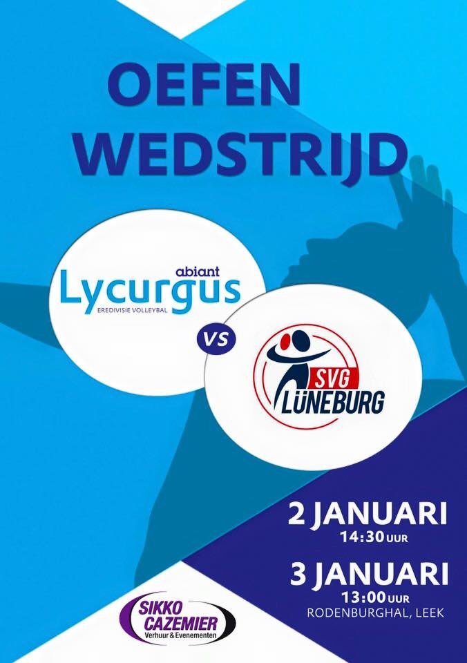LycurgusVolley's tweet image. Straks om 14.30 en morgen om 13.00 uur @Rodenburghal oefenduels tegen SVG Luneburg uit de Bundesliga. #finallyc