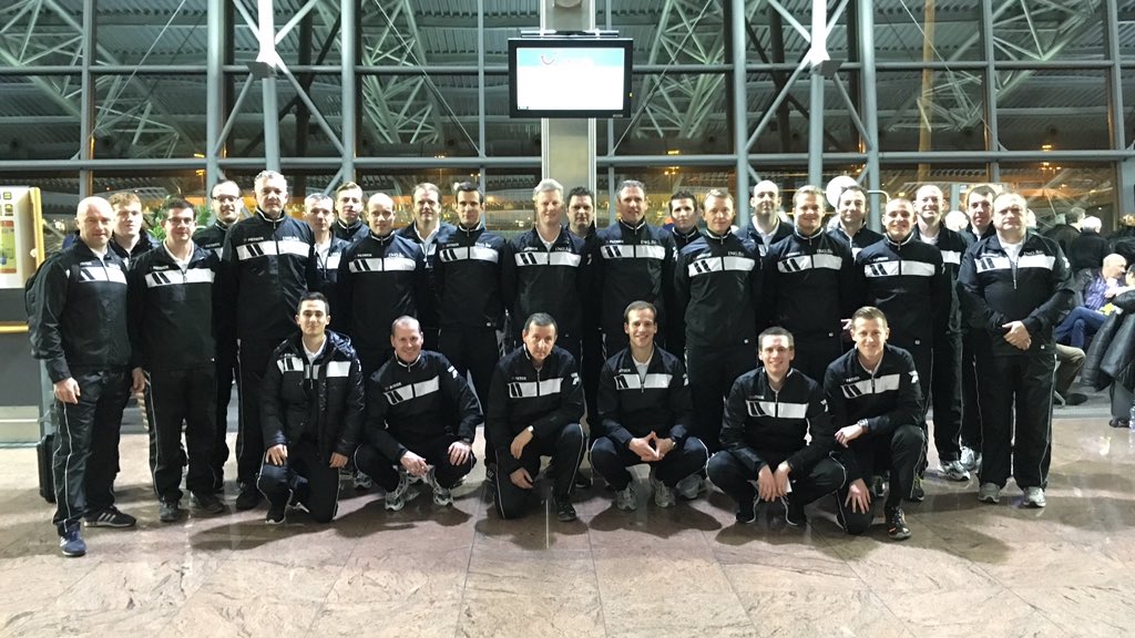 RoyalBelgianFA's tweet image. Onze refs, assistent-refs en de ‘Development Group’ vertrekken richting Spanje. Winterstage tot 7/1! #stagerefs