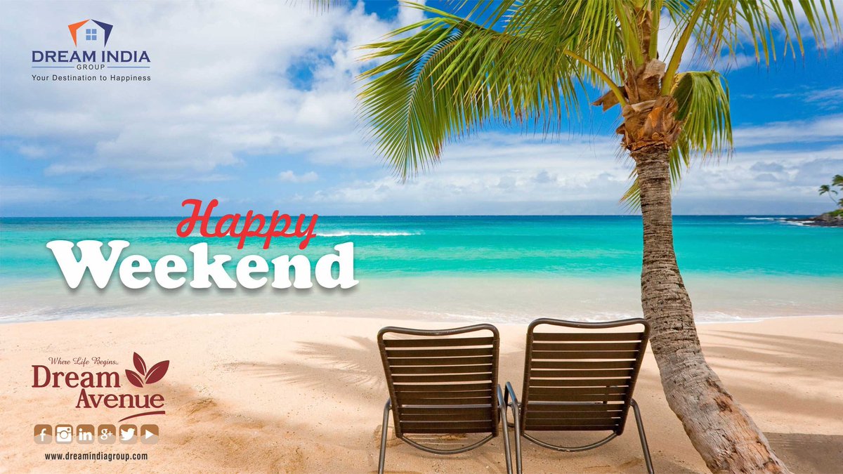 DREAMINDIAGROUP's tweet photo. #weekend is here!  #dreamindia #Dreamavenue #weturn7 #realestate https://t.co/GONvJLGqX2 https://t.co/Y77okPXhg3