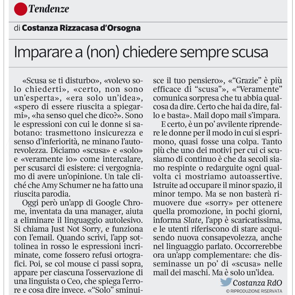 "È solo un'idea", e altre espressioni che minano l'autorevolezza delle donne. Un'app aiuta a non usarle più <a href="/La27ora/">La 27ora</a>