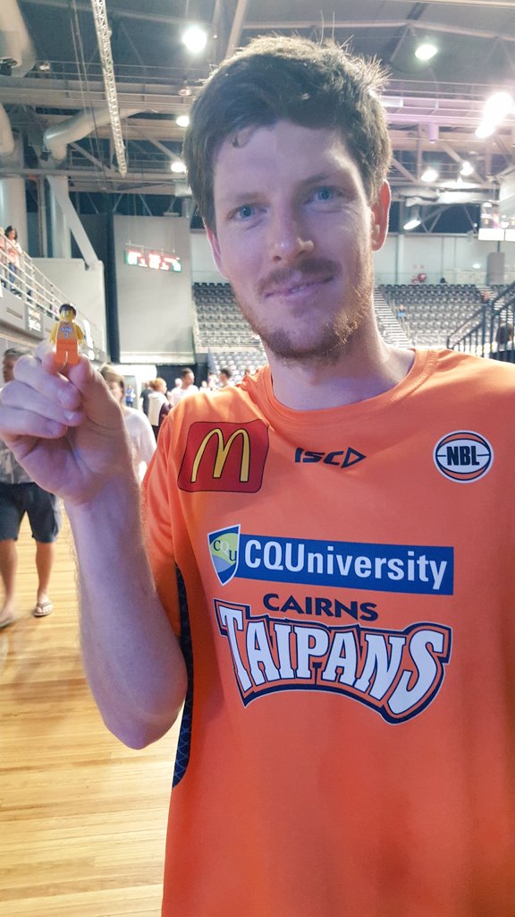 w00kiee77's tweet photo. Even after a loss, @CammyGliddon is one of the nicest guys in the NBL! Thanks for the #NBLlego happy snap! https://t.co/d9BoUXLgTy