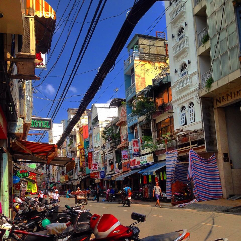 Colourful, busy, loud in Ho Chi Minh City, Vietnam. #wanderlust
