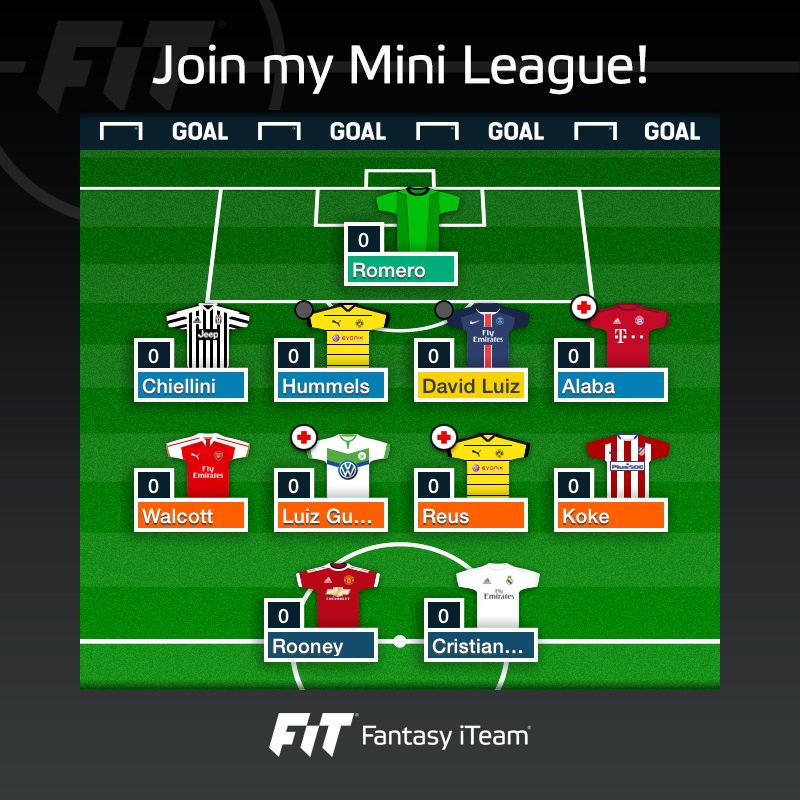 Join my Goal Fantasy Football Mini League for 15/16, enter PIN 11085. bit.ly/1jZd6Z0 #goalfantasyfootball