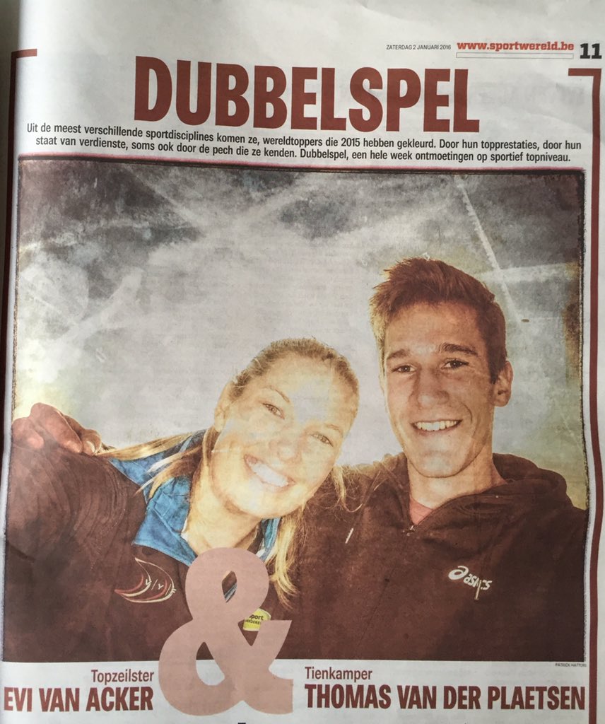 Eerste selfie van het nieuwe jaar en wel met <a href="/vanderplaetsen/">Thomas Van der Plaetsen</a> in de #Gentenaar