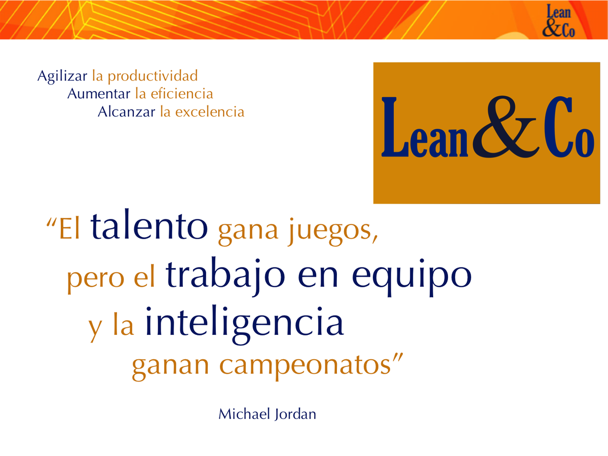 LeanandCo's tweet photo. "El #talento gana juegos, pero el #trabajoenequipo y la #inteligencia ganan campeonatos" #leanandco #liderazgo #pyme https://t.co/IfGmNBOm1c