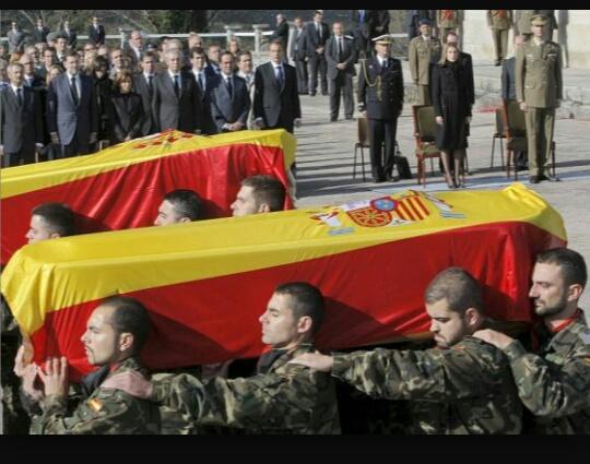 SerMilitar's tweet photo. "Morir en el campo de batalla al servicio de España es la mayor gloria que podrás alcanzar." https://t.co/2c5munNs21