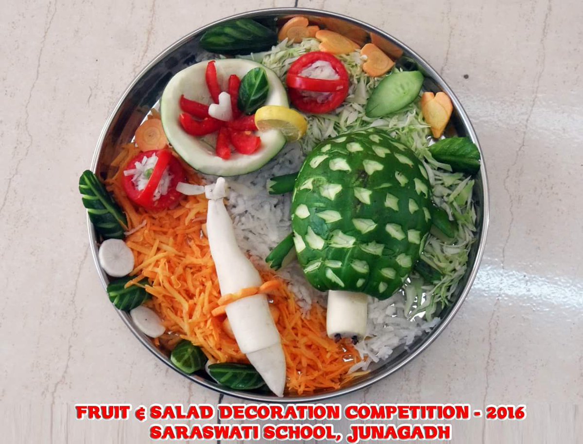 Sagar Khimani On Twitter Glimpse Of Salad Fruit Decoration