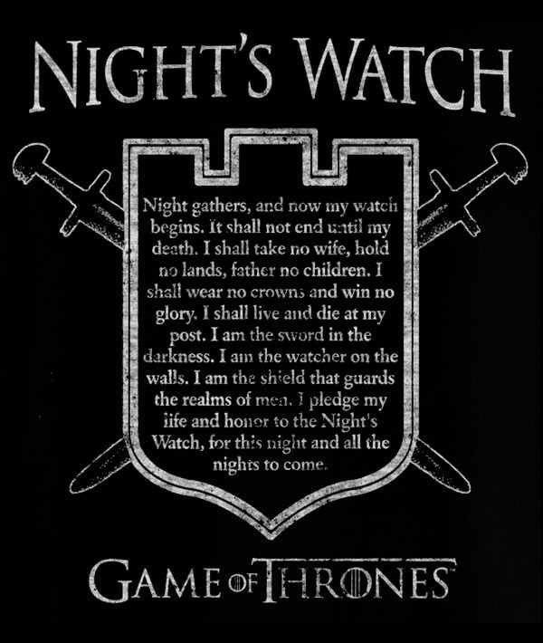 We need more brothers of the Night's Watch! Join our Jon <a href="/WolvenSnow/">Jon Snow</a> and our Sam <a href="/Ser_Wizard/">Sᴀᴍᴡᴇʟʟ Tᴀʀʟʏ</a> #7KRP