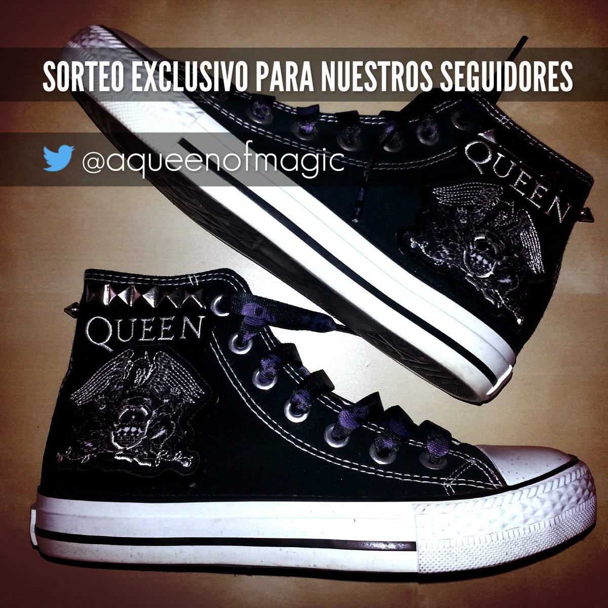 aqueenofmagic's tweet photo. Sorteamos 1 par de zapatillas de Queen
1. Responde aquí qué talla quieres
2. Haz RT a este tuit
Ganador el 31/01 https://t.co/fa1nMxbrOn