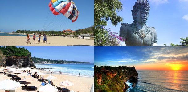 BaliMajesty's tweet photo. paket A :
tanjung benoa (water sport ) 
pantai pandawa 
gwk
uluwatu 
jimbaran (diner ) 
car + driver +bbm 
450.000 https://t.co/qmO1dKkYGb