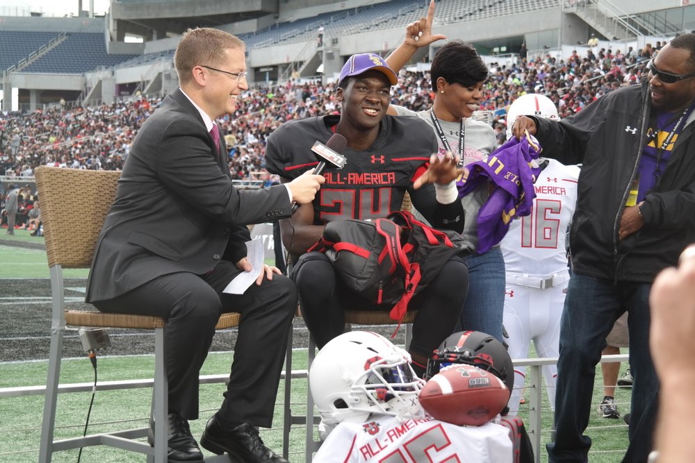 Geaux Tigers! <a href="/UAFootball/">Under Armour FTBL</a> #UAALLAMERICA