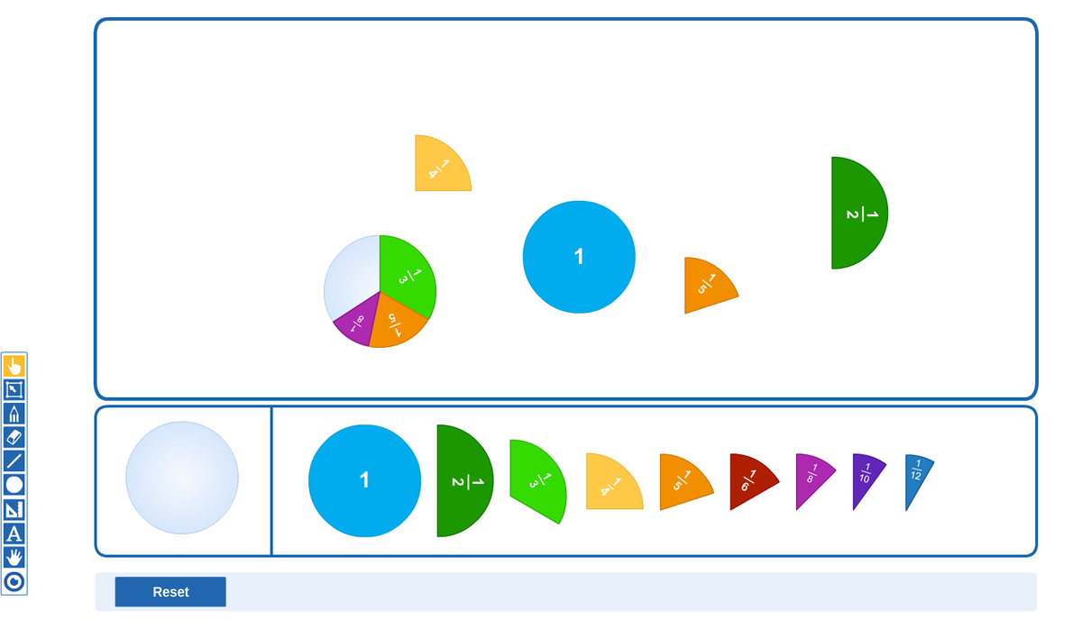 Fraction Pie Chart Maker