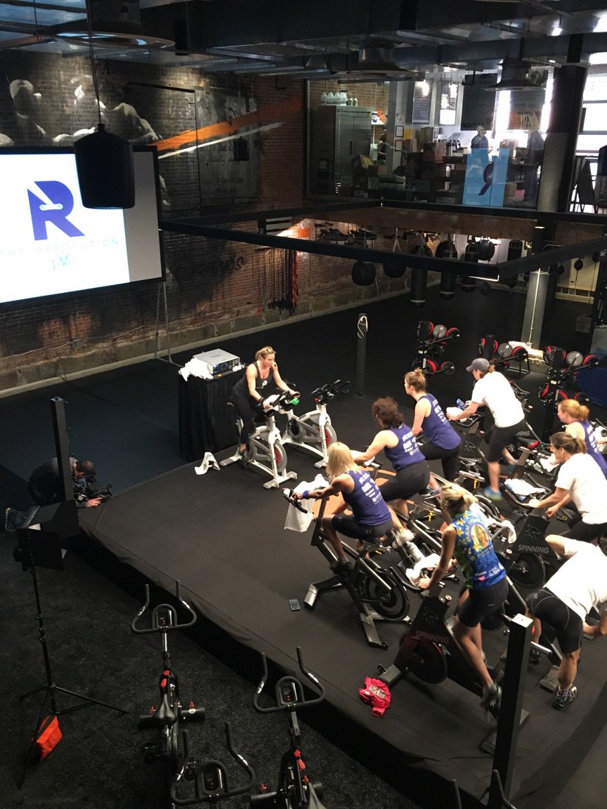 alexandani's tweet image. Our Team (+) Impact cycled away this morning to raise money for @PanMass&apos;s #TheResolution benefiting @DanaFarber!