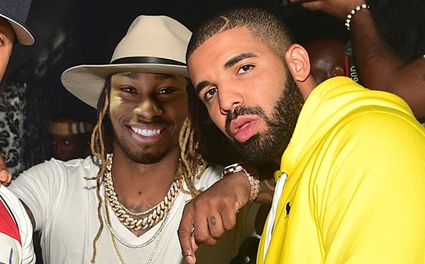 Humbeats's tweet photo. #FutureHum & Drake at the New Years Eve bash the other day. Drizzy said he waitin for that #FutureHumVol2 π₯ππππ https://t.co/flQU0OdTxA