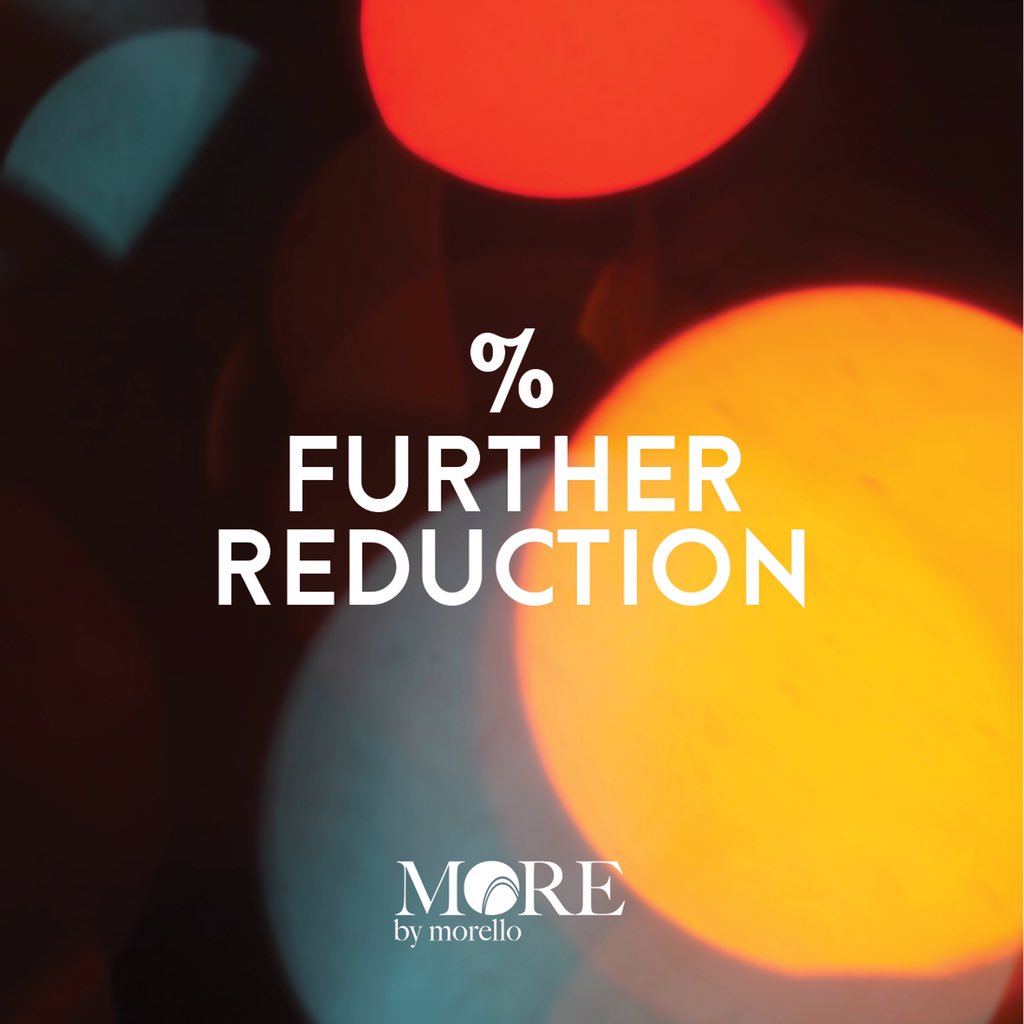 Further Reduction – additional 10% OFF, selected items only. Don't miss out!
