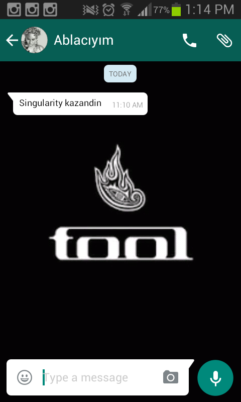 Lateralus___'s tweet photo. Verilecek güzel bir haber tabi #singularity #marvel https://t.co/w3pT2bkjAr