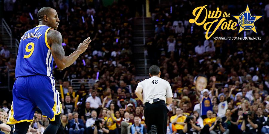 warriors's tweet photo. RT to #NBAVote for Andre Iguodala ⭐ #DubTheVote https://t.co/1Lv5WGMjFu