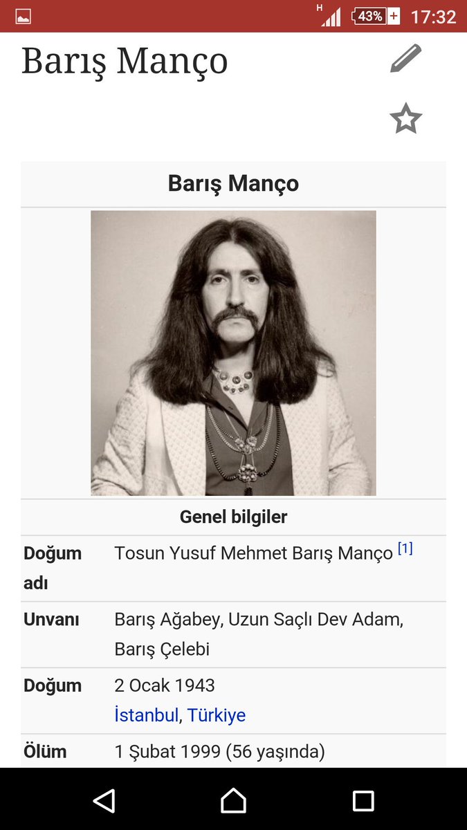 Doğum günün kutlu olsun barış abi
