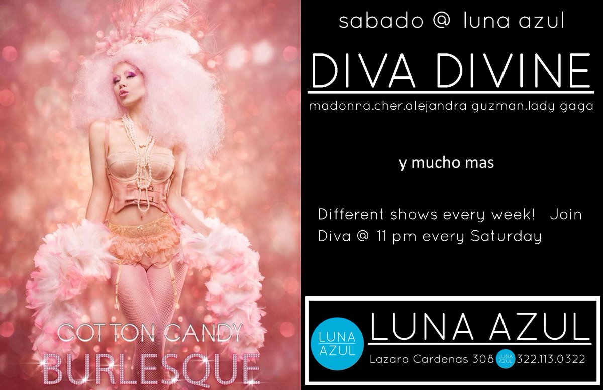AzulPV's tweet image. Don't miss #DivaDivine's show tonight! DJ Pepe Silva is in the house, too! #PuertoVallarta #AmoPV