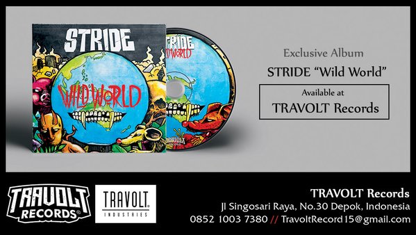 @SurviveHC Exclusive Album "STRIDE-WILD WORLD" Rp. : 35.000,- Available at Travolt <a href="/Travolt_ID/">Travolt ID</a> STORE