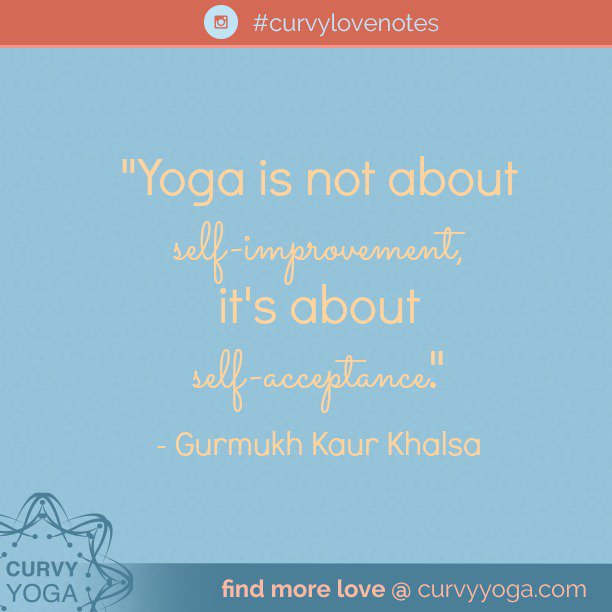 CurvyYoga's tweet photo. One of the greatest things we can do for ourselves is to give love to ourselves here and now <3 https://t.co/Vwr0KRGFLH
