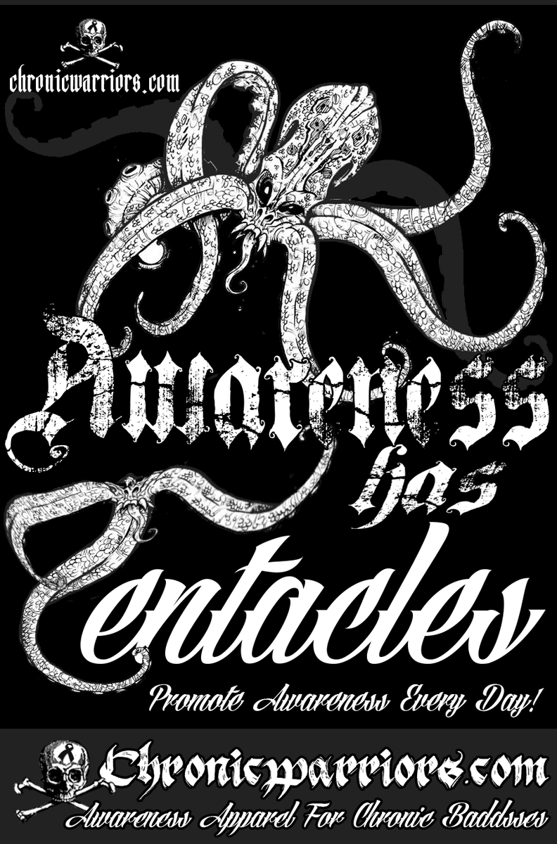 #awareness has tentacles! #autoimmune #cancer #invisibleillness