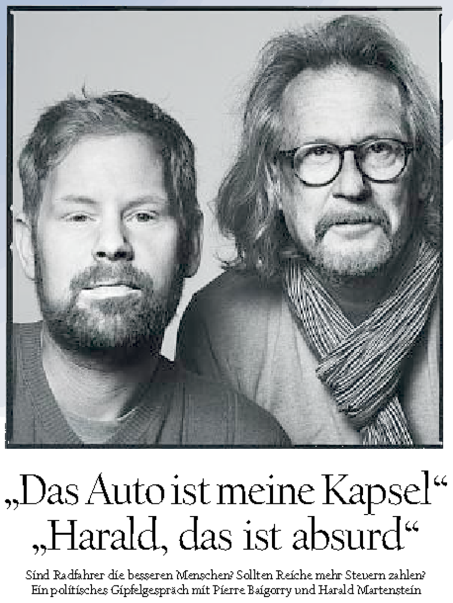 hesselmann's tweet photo. Auf zwei Seiten im @TSPSonntag. #Martenstein #Baigorry @tagesspiegel #Berlin https://t.co/EnBLJeAt2W