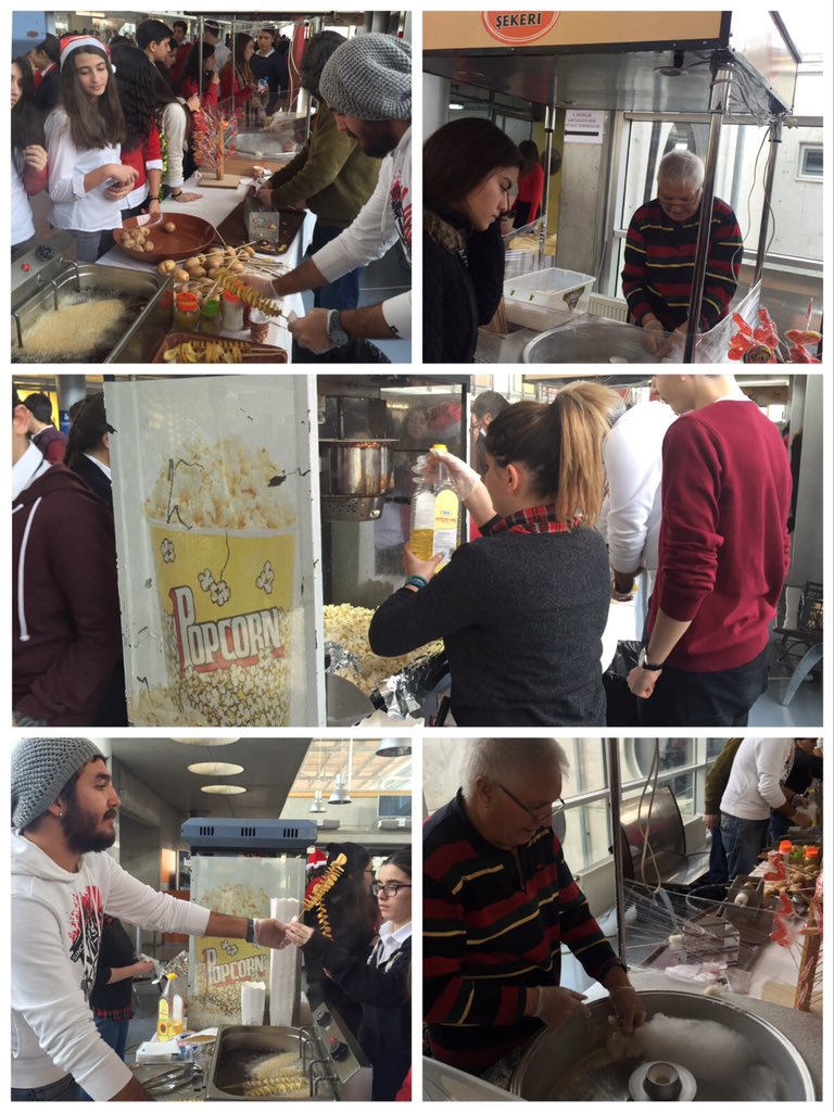 2016'ya girerken girişimlerimiz sonucu yemekhane binamızda patlamış mısır, macun ve pamuk şeker satışı yapıldı.