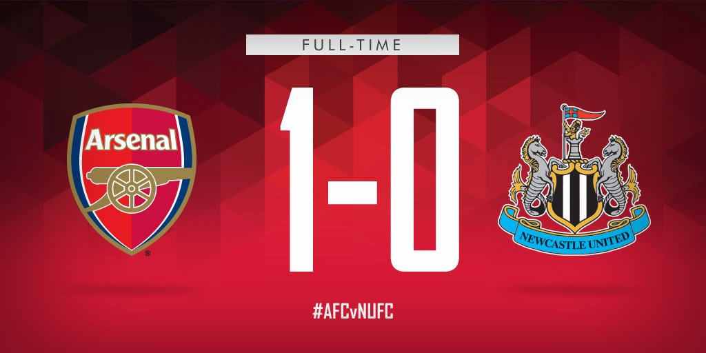 Arsenal's tweet photo. #AFCvNUFC https://t.co/ssUWsW0KPo