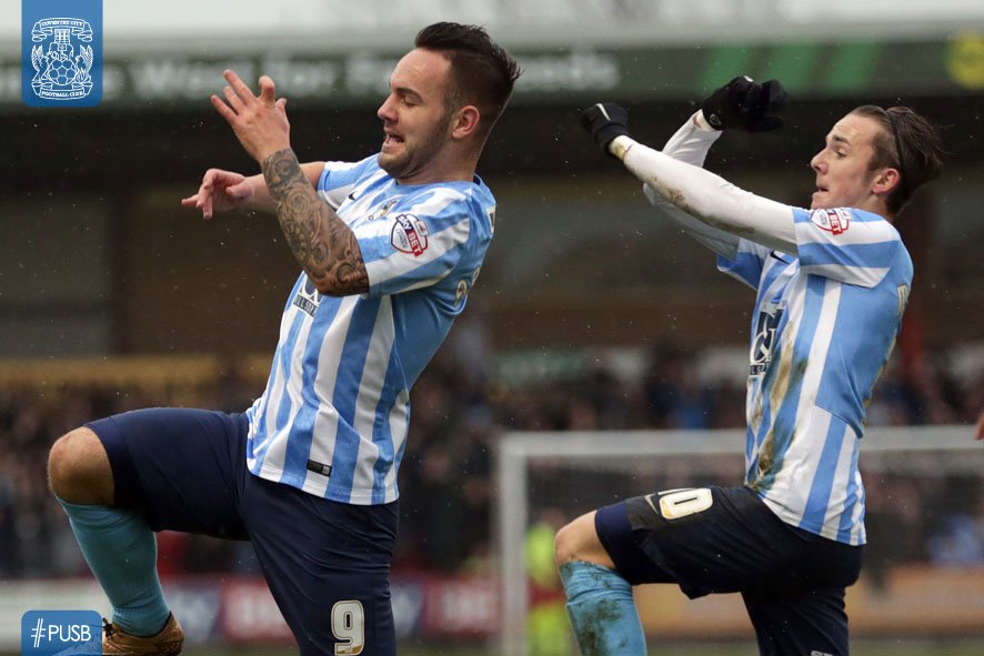 CoventryCityFC's tweet photo. Full-time: @crewealexfc 0-5 #CCFC. Armstrong (3) and Murphy with the goals for the fantastic #skyblues! #PUSB https://t.co/mhAwfigSp7