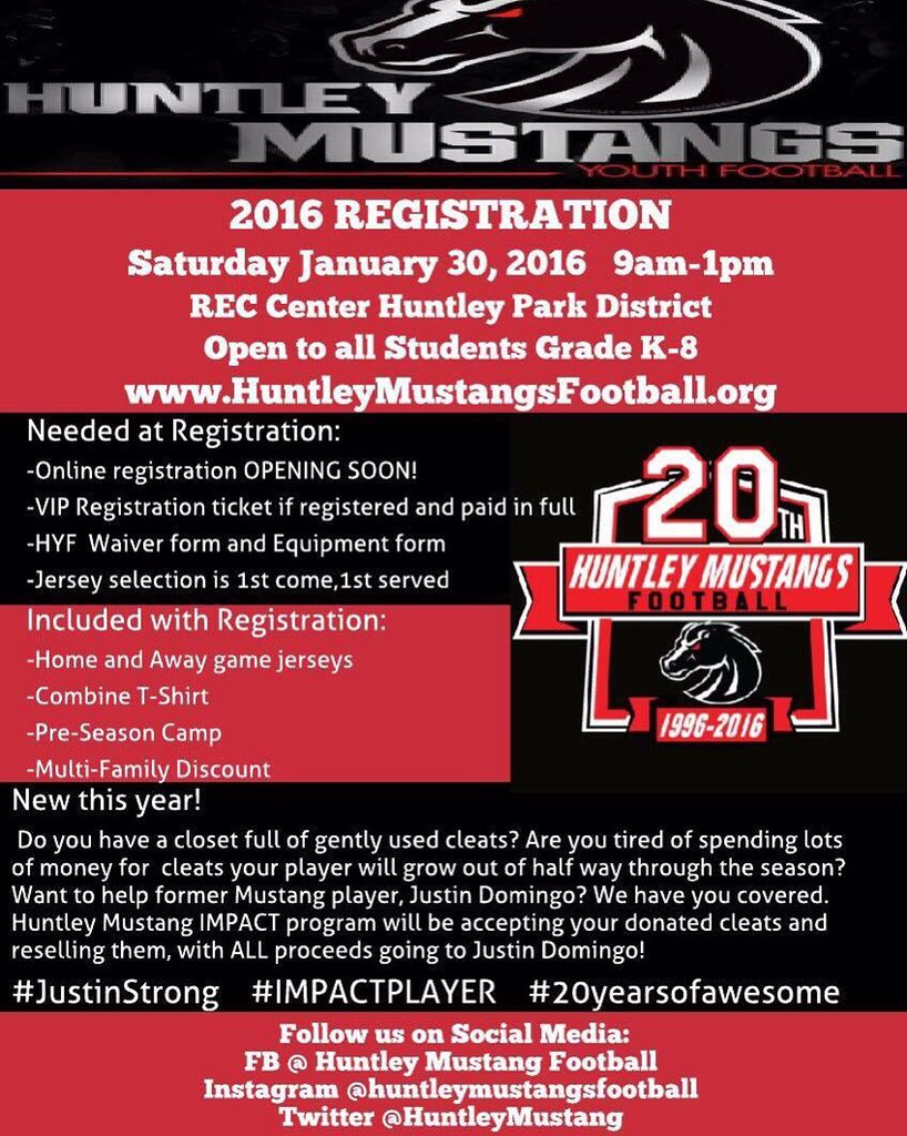 HuntleyMustang's tweet photo. BREAKING NEWS!!!  1st registration is happening 1/30!  Spread the word! https://t.co/pRSXYQwFdT