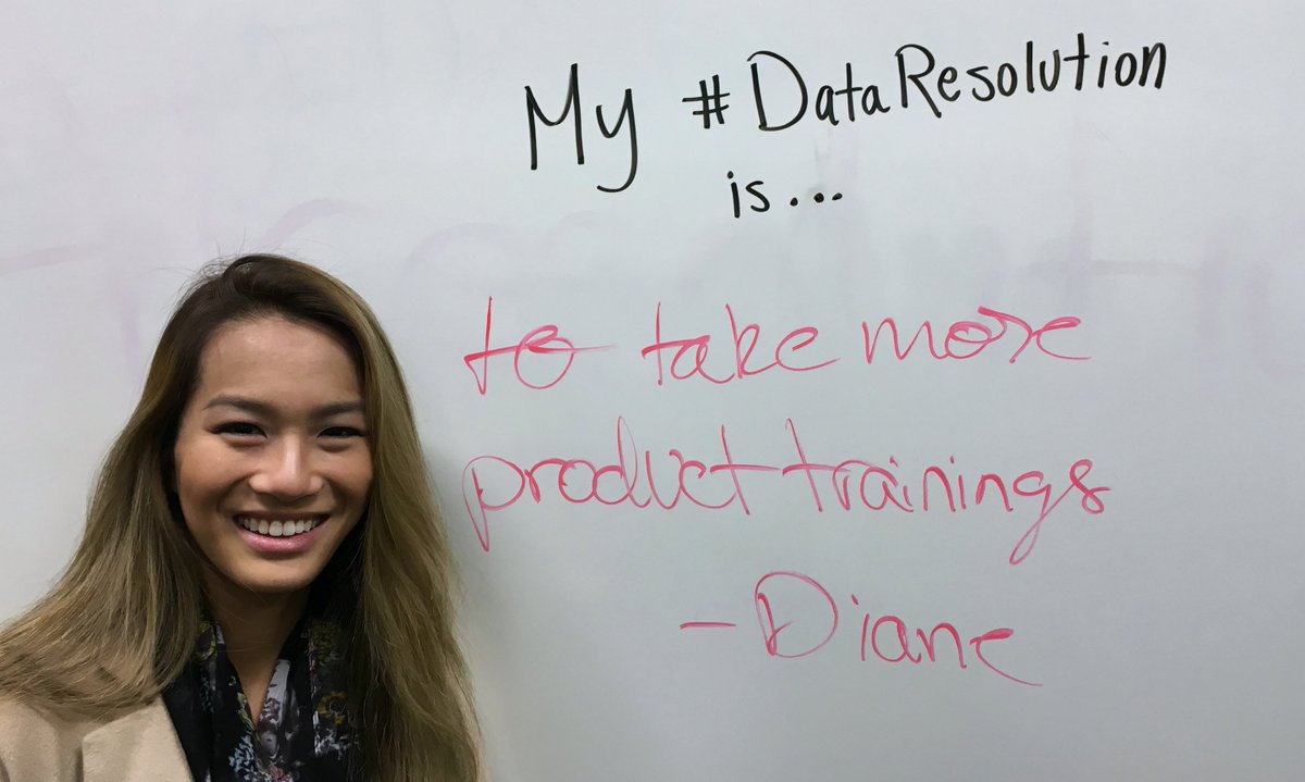 TableauCareers's tweet image. Diane will be a pro in no time! #DataResolution