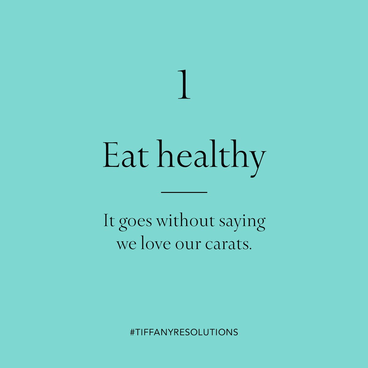 TiffanyAndCo's tweet photo. #TiffanyResolutions https://t.co/LUxoDil2Zm