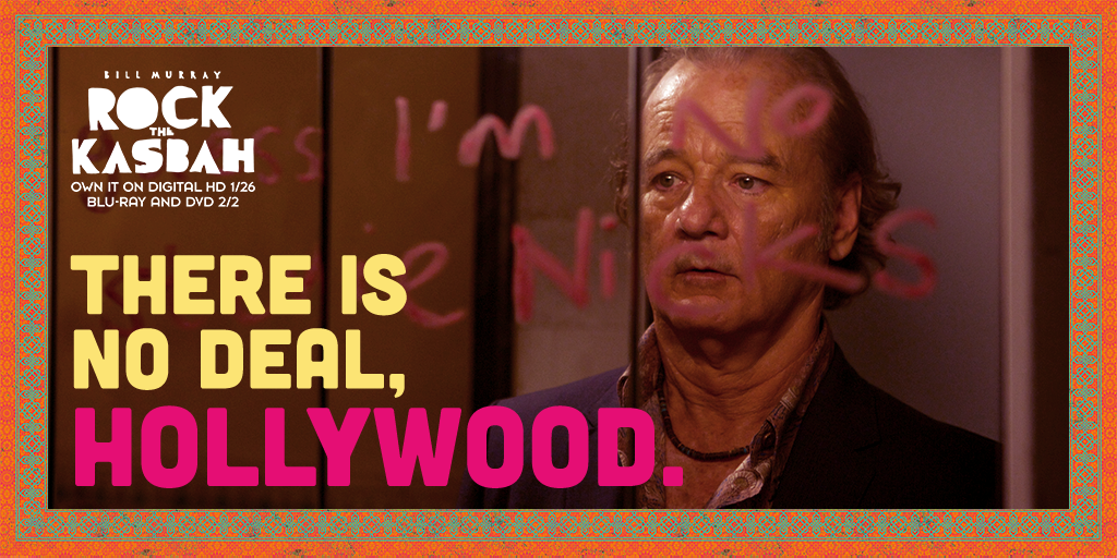 Bill just can't catch her a break. #RockTheKasbah