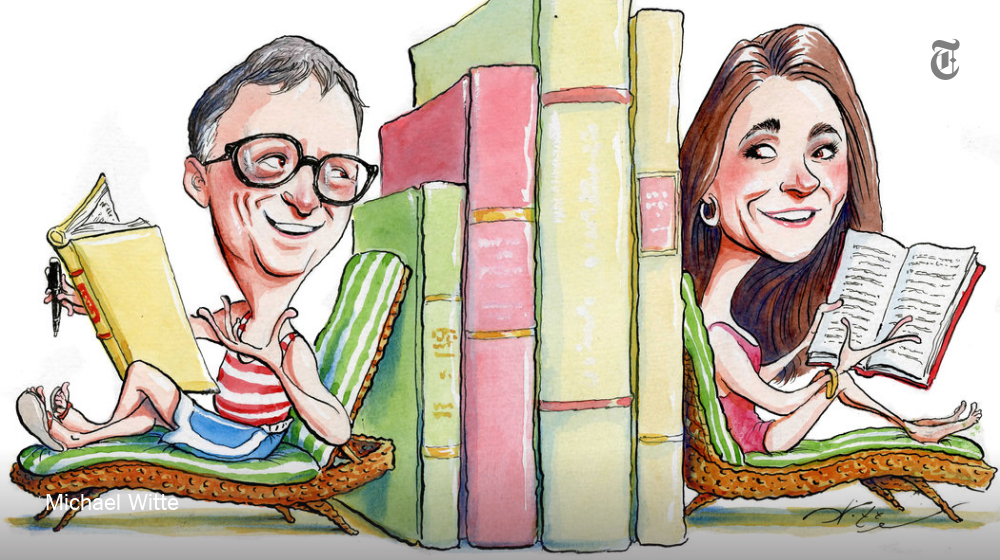 nytimes's tweet photo. Bill Gates: "The more I dislike a book, the longer I spend reading it.” https://t.co/D2rpleZXTl https://t.co/SNSdTuRDfn