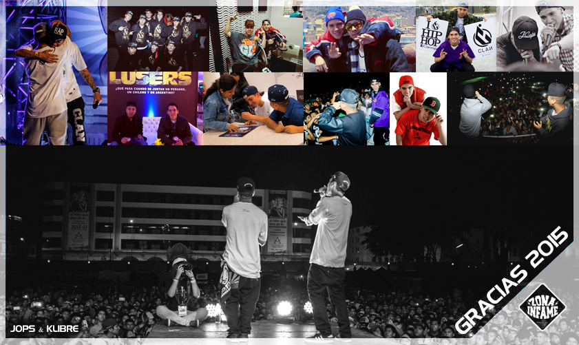 zona_infame's tweet photo. GRACIAS 2015 💙 #ZONAINFAME #INFAMOUSCLICK #JOPS #KLIBRE @rockea_pe https://t.co/eJvOTyZezE