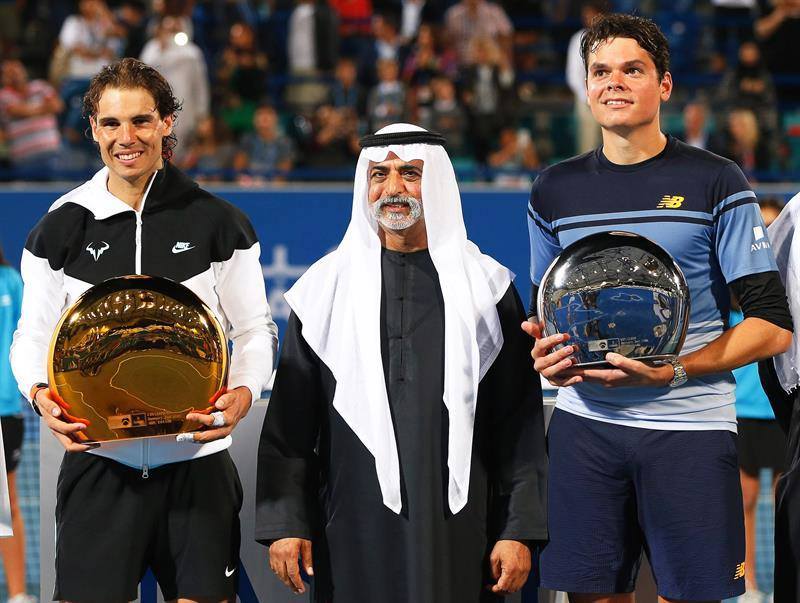 FansNadalARG's tweet photo. Nadal vs Raonic, final #MWTC2016 Campeón https://t.co/o54aTHzrHV