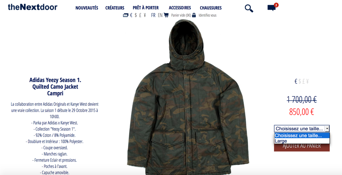 yeezy season 1 camo jacket