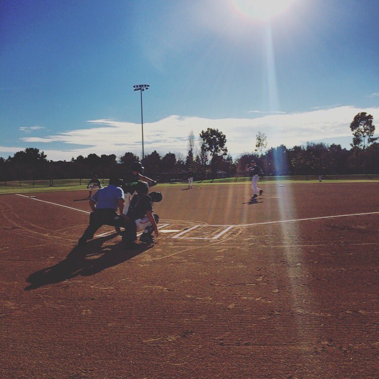 Doesn't get any better than a sunny So Cal day! Enjoying the warm weather as we prep for the summer. #USASoftball 🇺🇸