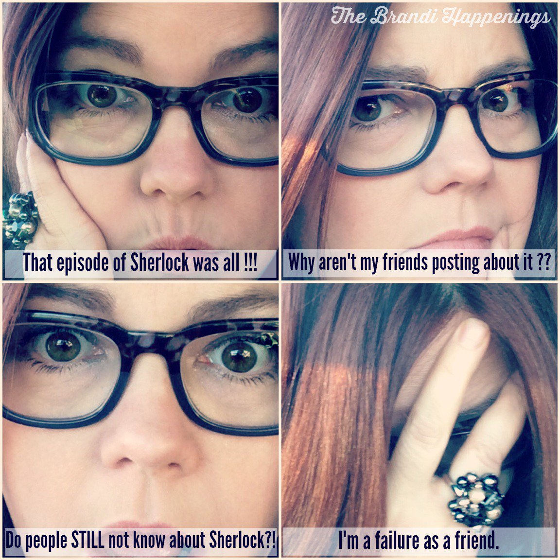 BrandiKoie's tweet image. What it's like being alone in fandom: #Sherlock #ENFPproblems