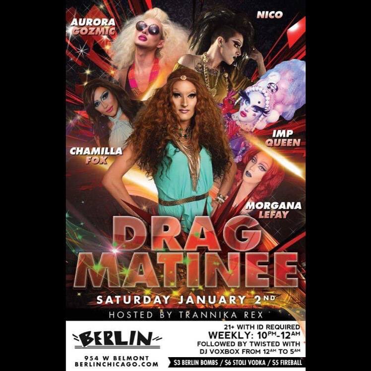 ChamillaFoxx's tweet photo. TONIGHT hosted by @TrannikaRex and performances by @boybehindthefac @Auroragozmic @NicozWorld #impqueen https://t.co/CtTvzatQiI