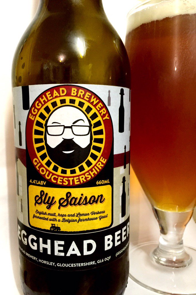 pintsandpubs's tweet photo. First I've had from @eggheadbrewery got it from a Cotswold cafe a few weeks back, a really lovely pale lemony saison https://t.co/C8cTcipaKE